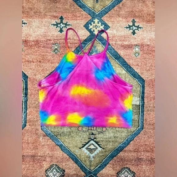 Earthbound Trading Co. Tie Dye Mushroom Tank - Picture 7 of 7